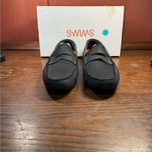 SWIMS Men’s Penny Loafer Moccasins Black Size 12